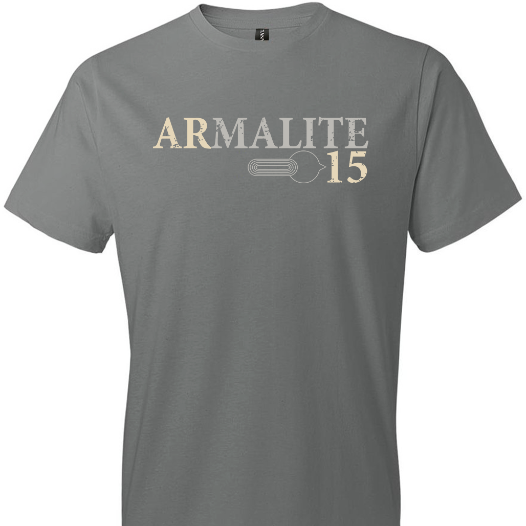 Armalite AR-15 Rifle Safety Selector Men's Tshirt - Storm Grey