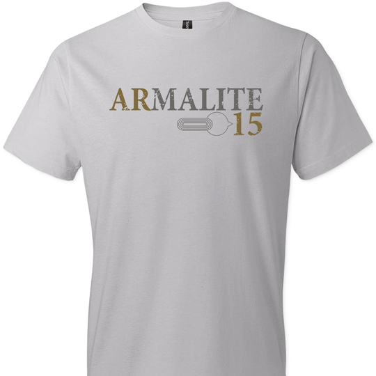 Armalite AR-15 Rifle Safety Selector Men's Tshirt - Silver