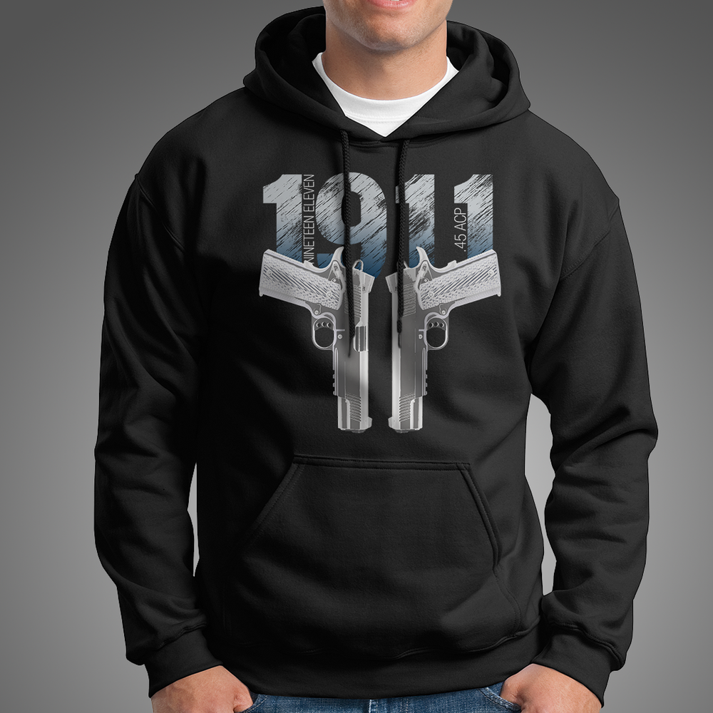 Colt 1911 Handgun 2nd Amendment Men's Hoodie