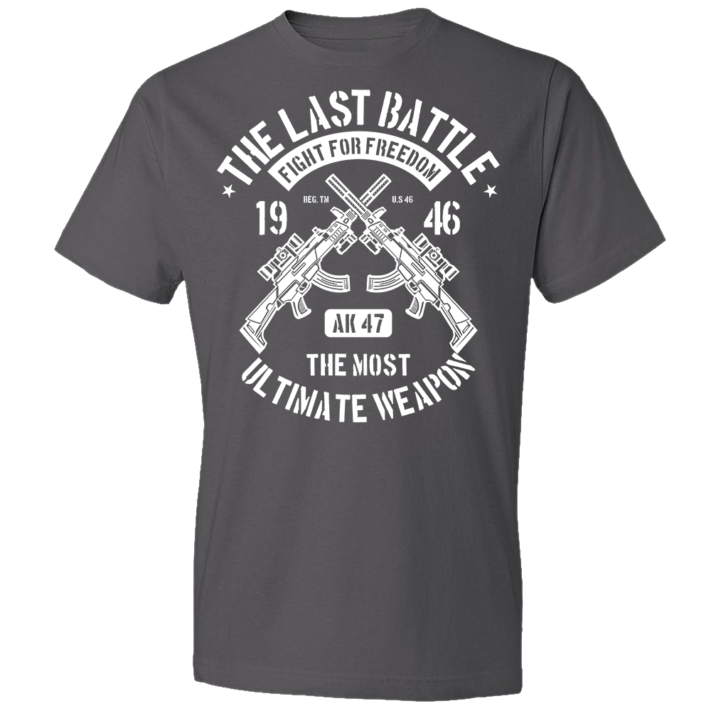 AK-47 The Most Ultimate Weapon - Men's Pro Gun Tee - Charcoal