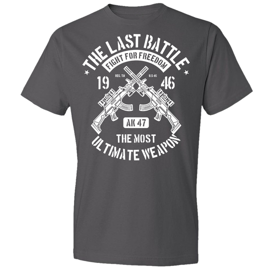 AK-47 The Most Ultimate Weapon - Men's Pro Gun Tee - Charcoal