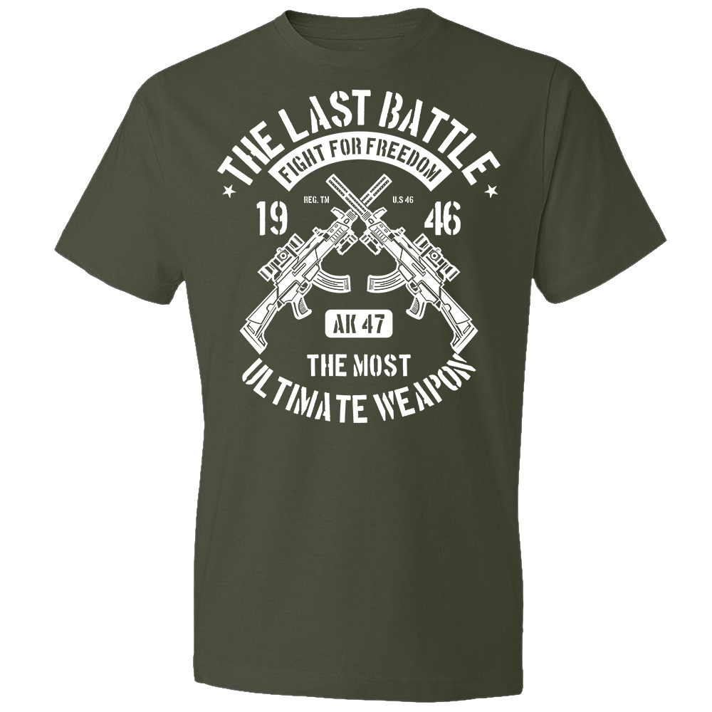AK-47 The Most Ultimate Weapon - Men's Pro Gun Tee - City Green