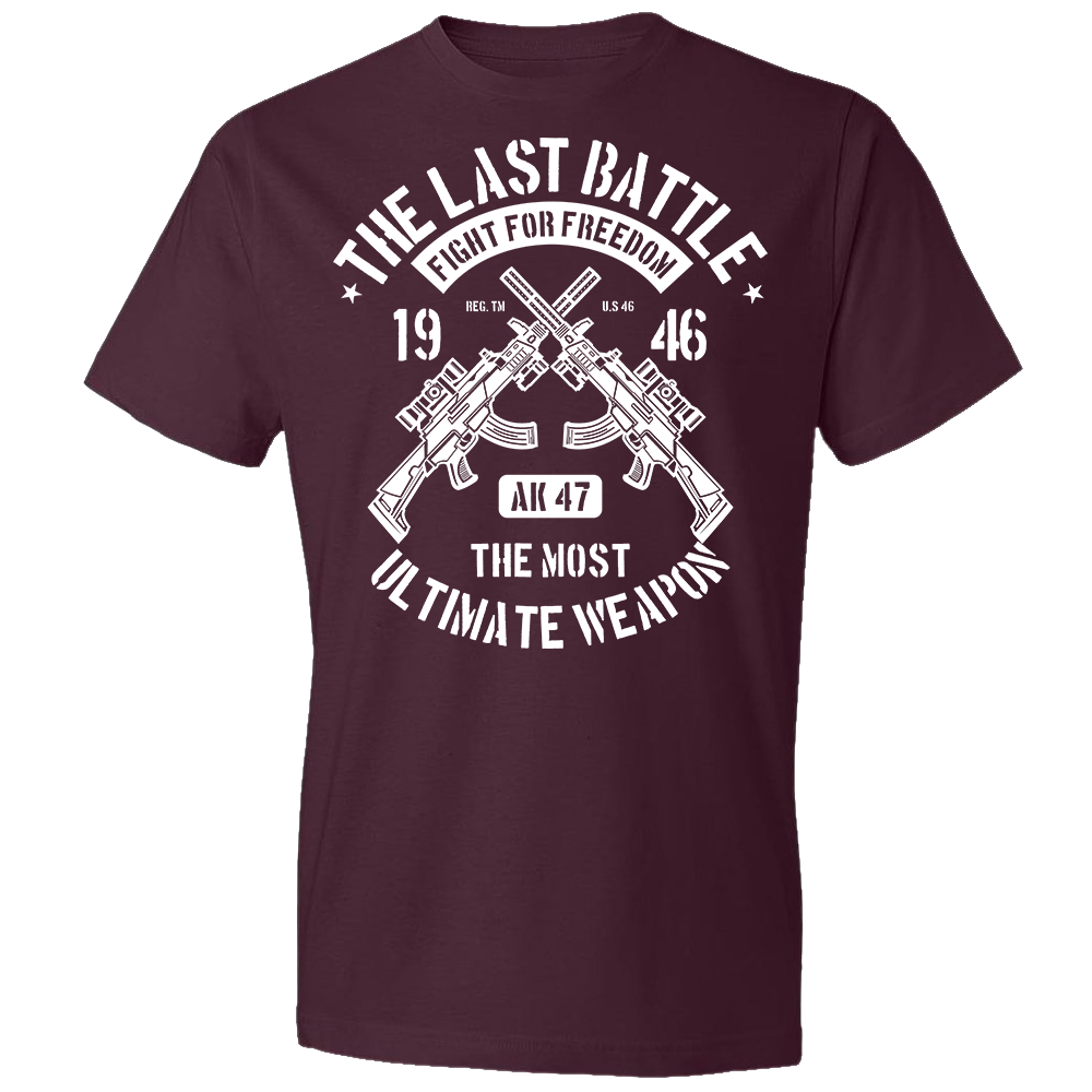 AK-47 The Most Ultimate Weapon - Men's Pro Gun Tee - Maroon