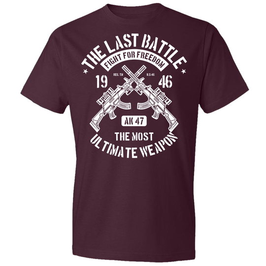 AK-47 The Most Ultimate Weapon - Men's Pro Gun Tee - Maroon