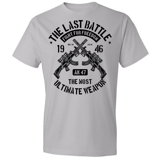 AK-47 The Most Ultimate Weapon - Men's Pro Gun Tee - Silver