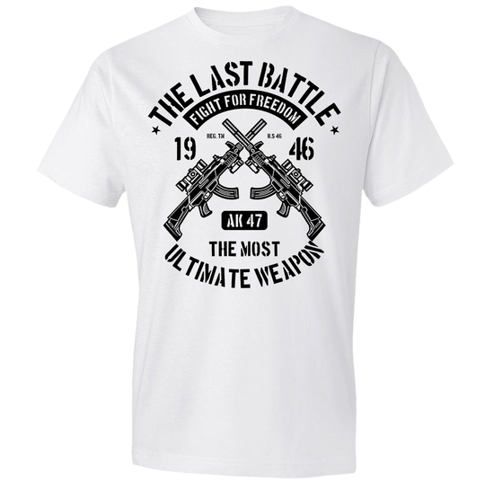 AK-47 The Most Ultimate Weapon - Men's Pro Gun Tee - White