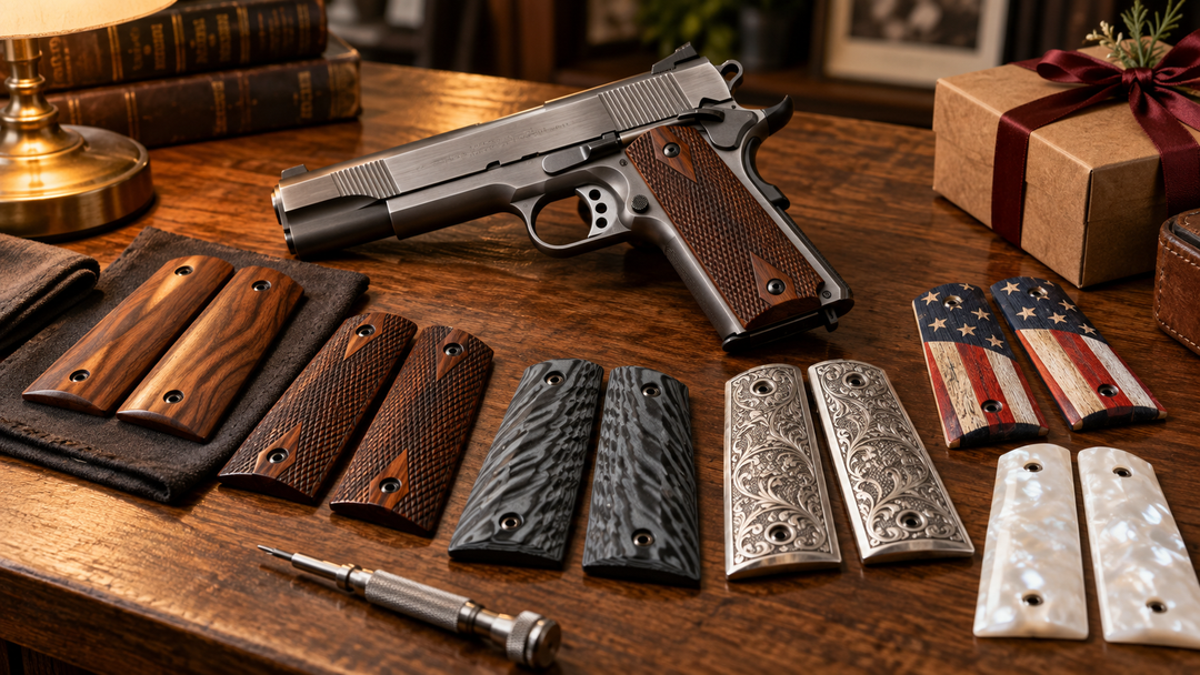 Custom 1911 Grips: Best Styles, Materials & Gift Ideas