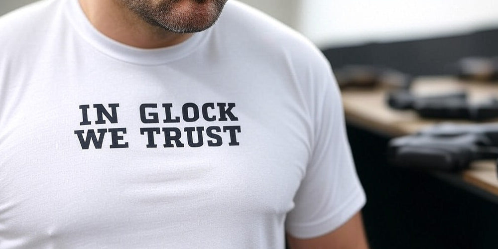 "In Glock We Trust" Shirts: Great Gift for Glock Enthusiasts