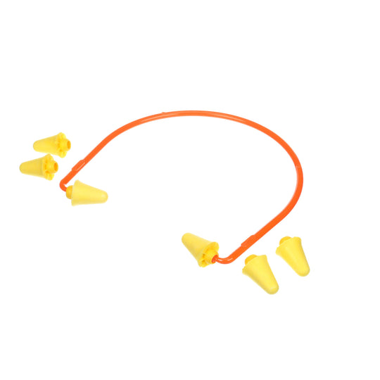 Peltor Sport Blasts Corded Disposable Earplugs 97081-10C, 2 Pair Pack, Neon Yellow