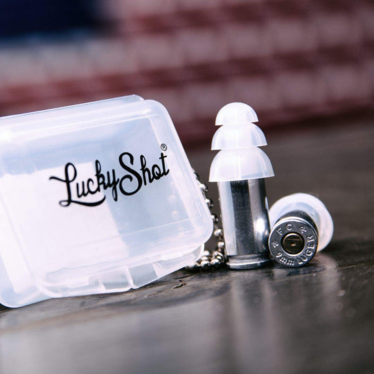 9MM Earplugs with Carry Case (Nickel)