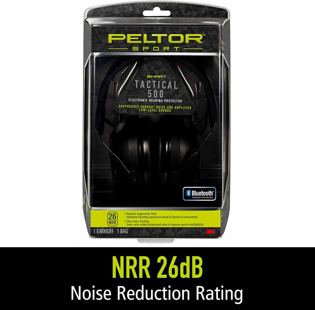 Peltor Tactical 500 Smart Electronic Hearing Protector with Bluetooth