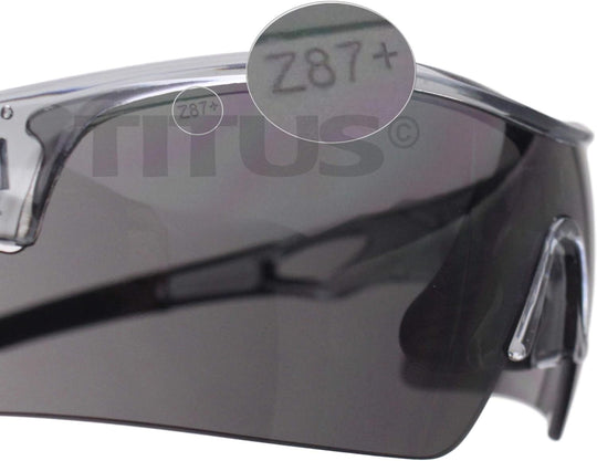 TITUS G20 All Sport Safety Glasses Shooting Eyewear Motorcycle Protection ANSI Z87+ Compliant (With Pouch, Pink Frame - Clear Lens)