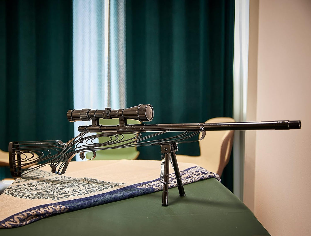 Sniper Rifle Metal Sculpture Decor