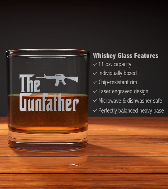 The Gunfather Whiskey Glass 11 Oz.