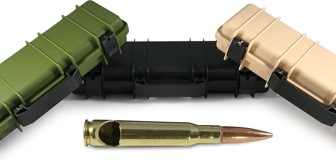 50 Caliber BMG Bottle Opener with Rifle Case Gift Box (Black)