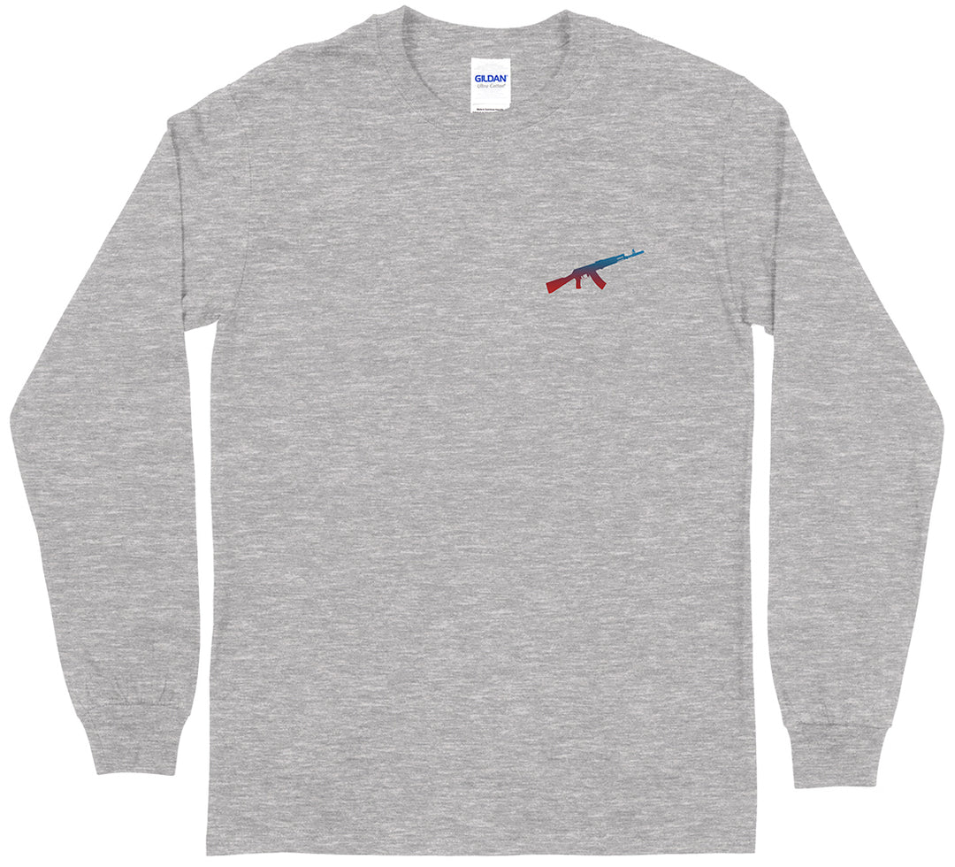 AK-47 Silhouette Long Sleeve T-Shirt