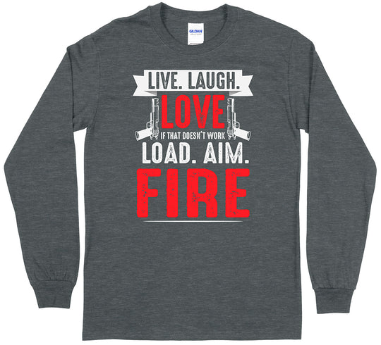 Live. Laugh. Love... Men Long Sleeve T-Shirt