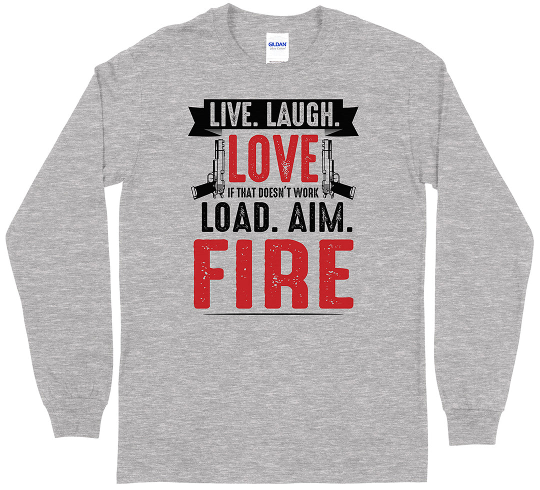 Live. Laugh. Love... Men Long Sleeve T-Shirt