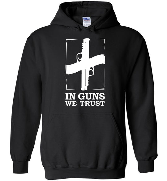 In Guns We Trust - Shooting Men's Hoodie - Black