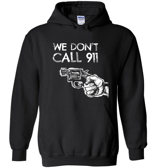 We Don't Call 911 - Men’s Pro Gun Shooting T-shirt - Black