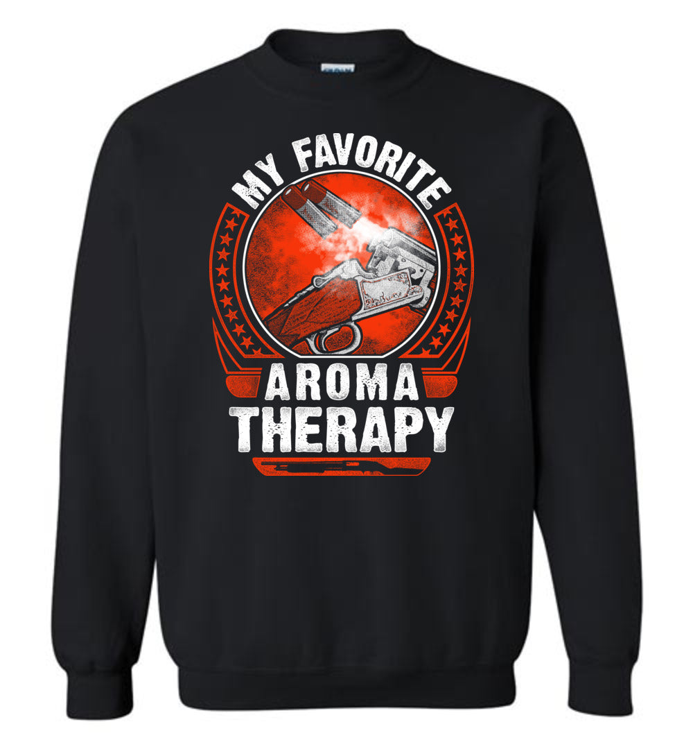 My Favorite Aroma Therapy - Pro Gun Men's Sweatshirt - Black