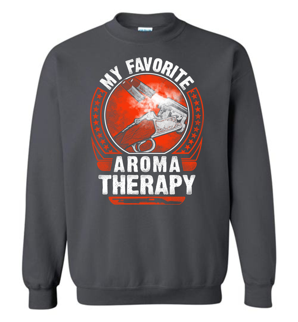 My Favorite Aroma Therapy - Pro Gun Men's Sweatshirt - Charcoal