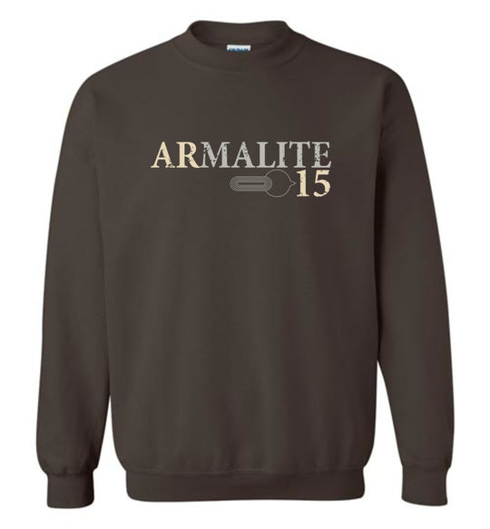 Armalite AR-15 Rifle Safety Selector Men's Sweatshirt - Chocolate