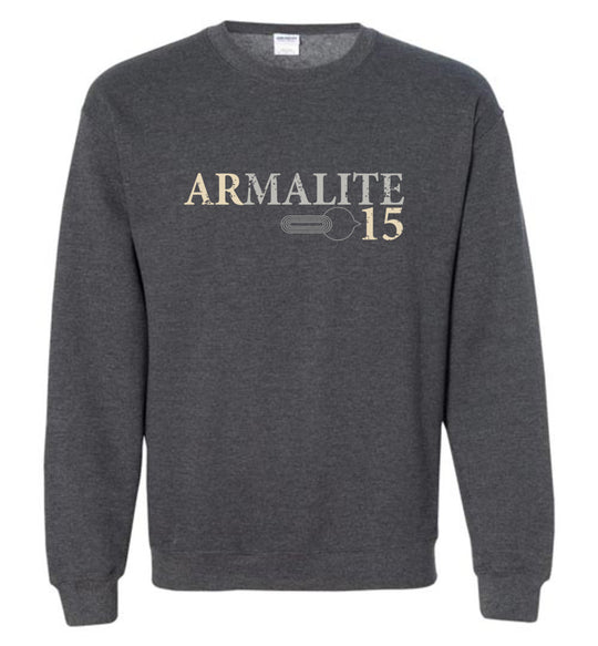 Armalite AR-15 Rifle Safety Selector Men's Sweatshirt - Dark Heather
