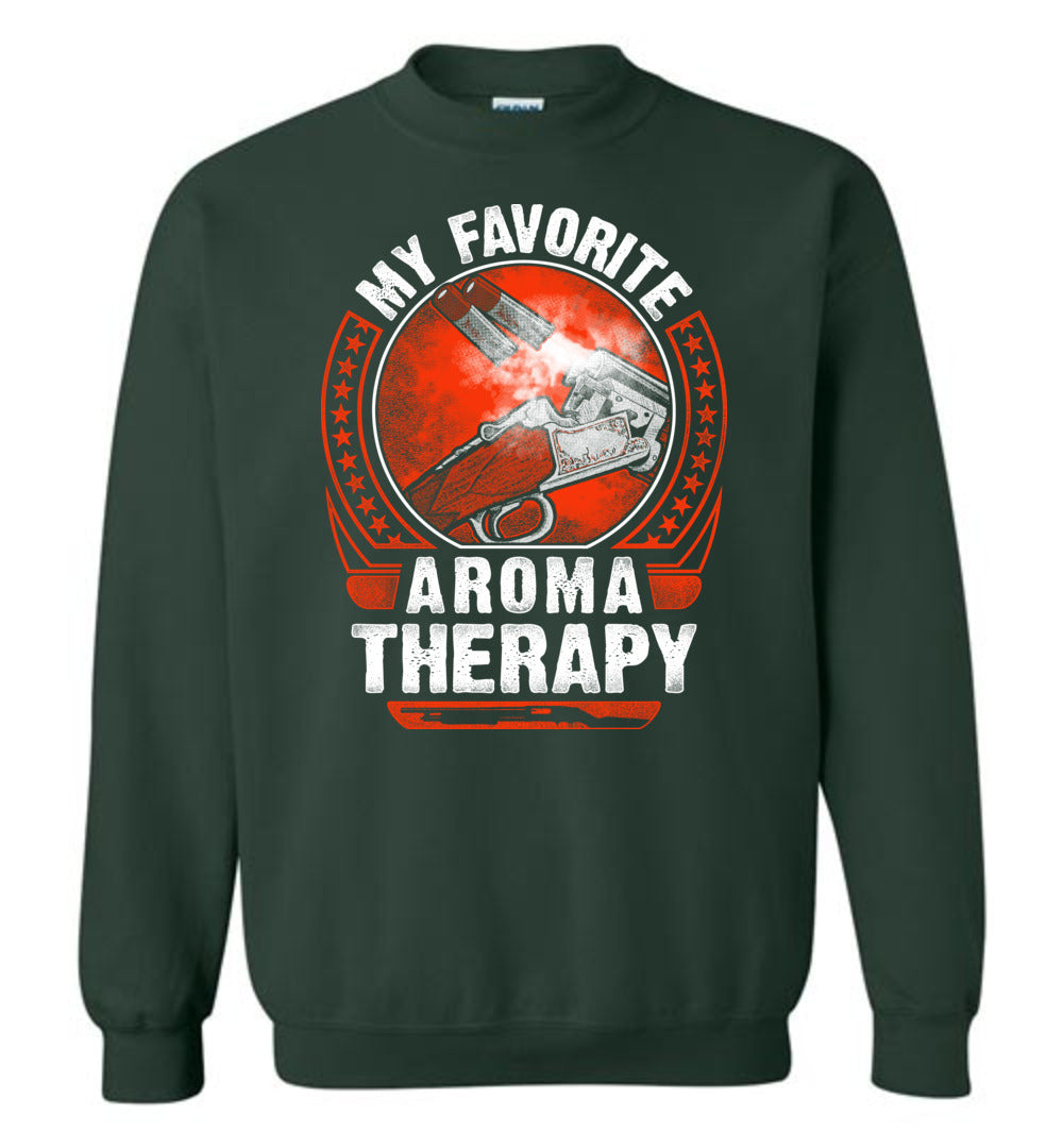 My Favorite Aroma Therapy - Pro Gun Men's Sweatshirt - Green