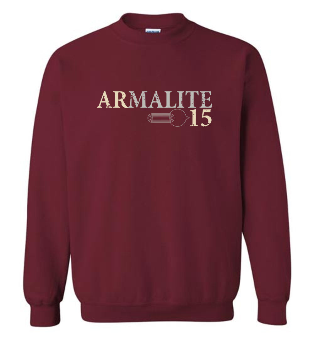 Armalite AR-15 Rifle Safety Selector Men's Sweatshirt - Garnet