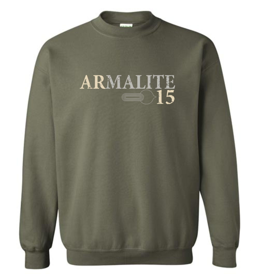 Armalite AR-15 Rifle Safety Selector Men's Sweatshirt - Military Green