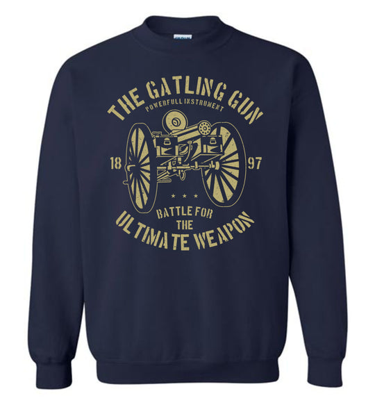 The Gatling Gun - Men's Sweatshirt - Navy