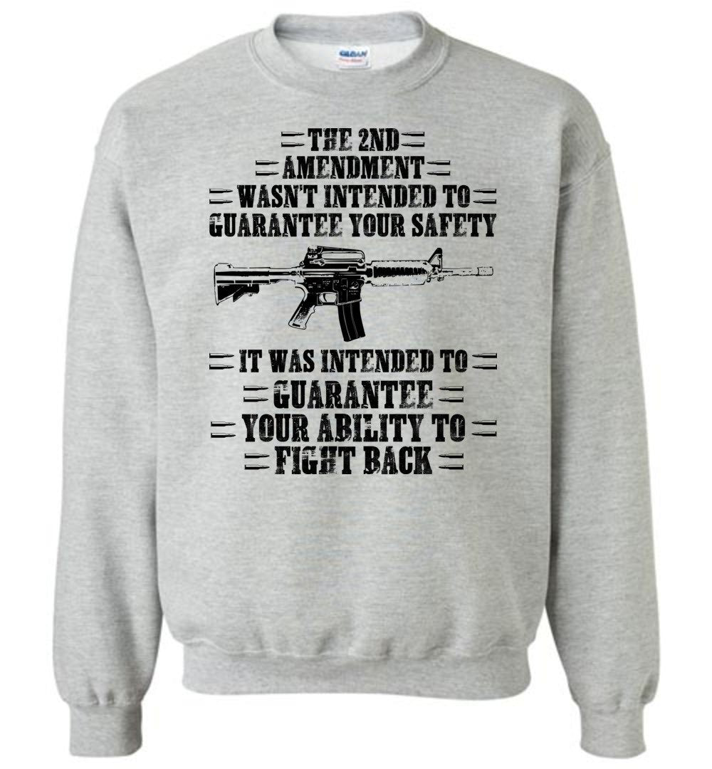 The 2nd Amendment wasn't intended to guarantee your safety - Pro Gun Men's Apparel - Sports Grey Sweatshirt