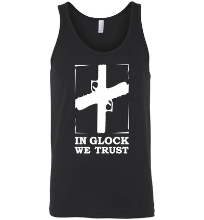 In Glock We Trust - Pro Gun Men’s Tank Top - Black