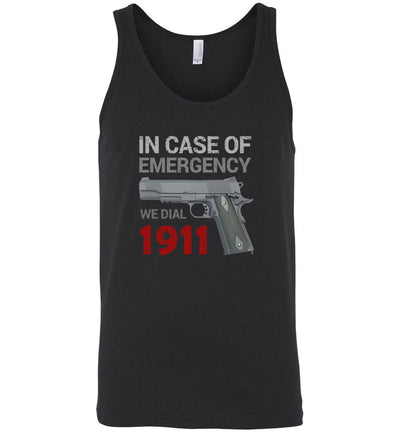 In Case of Emergency We Dial 1911 Pro Gun Мen's Tank Top