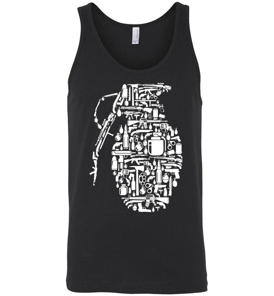 Grenade Made of Guns - Men's Shooting Tank Top - Black