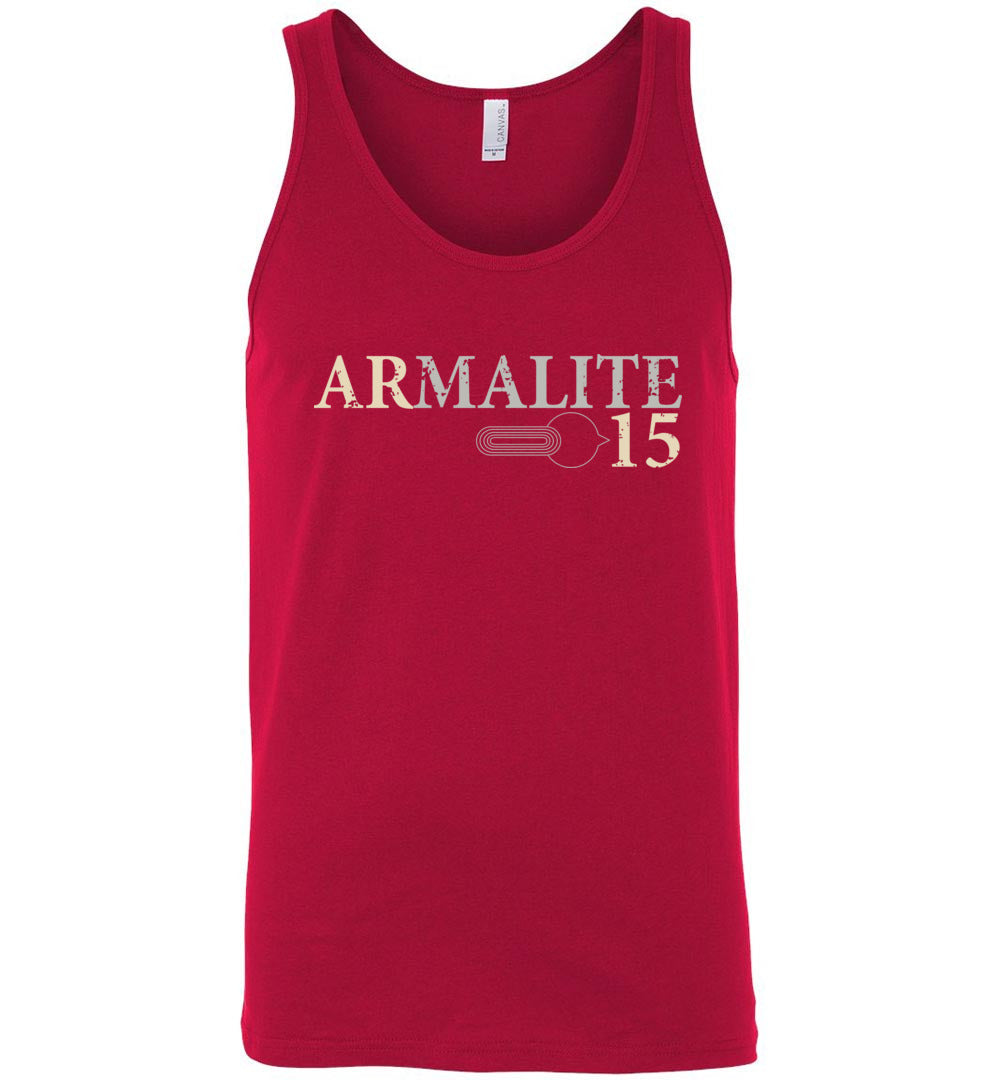 Armalite AR-15 Rifle Safety Selector Men's Tank Top - Red
