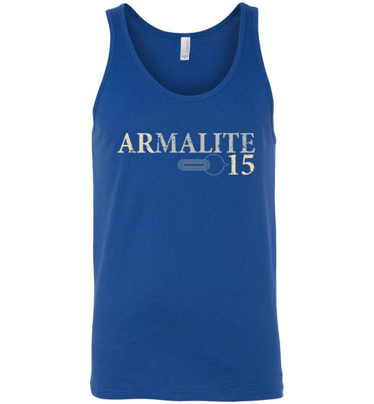 Armalite AR-15 Rifle Safety Selector Men's Tank Top - Blue