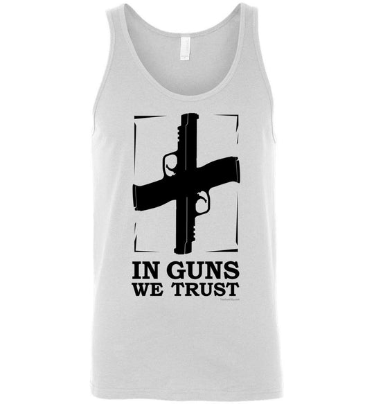 In Guns We Trust - Shooting Men's Tank Top - White
