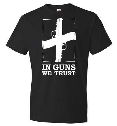 In Guns We Trust - Shooting Men's Tee - Black