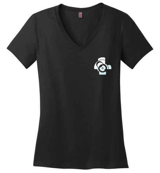 AK-47 Bolt Face Women's V-Neck T-Shirt