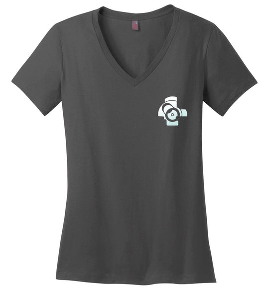 AK-47 Bolt Face Women's V-Neck T-Shirt