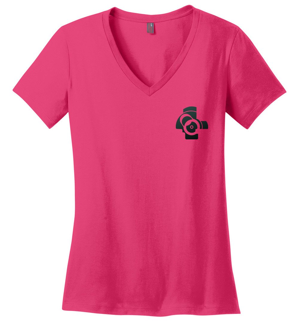 AK-47 Bolt Face Women's V-Neck T-Shirt