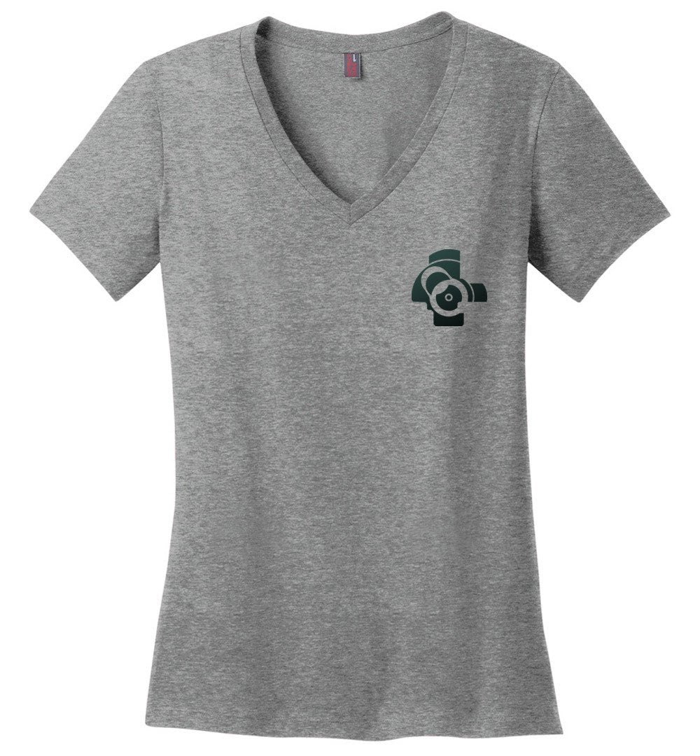 AK-47 Bolt Face Women's V-Neck T-Shirt