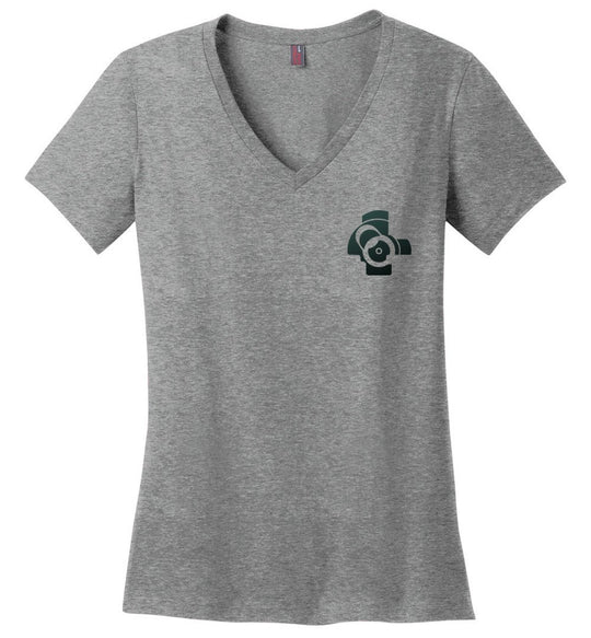 AK-47 Bolt Face Women's V-Neck T-Shirt