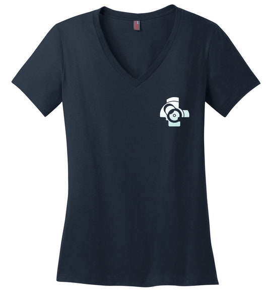 AK-47 Bolt Face Women's V-Neck T-Shirt