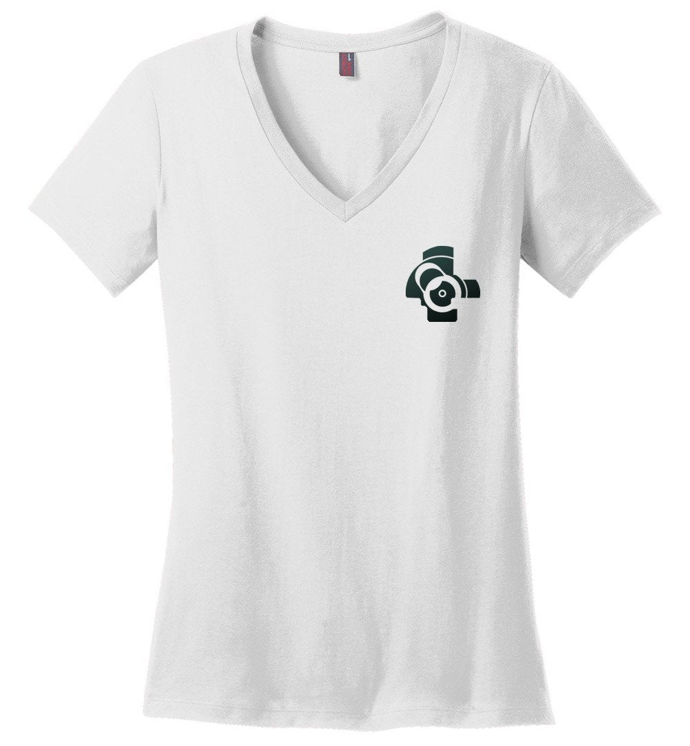 AK-47 Bolt Face Women's V-Neck T-Shirt