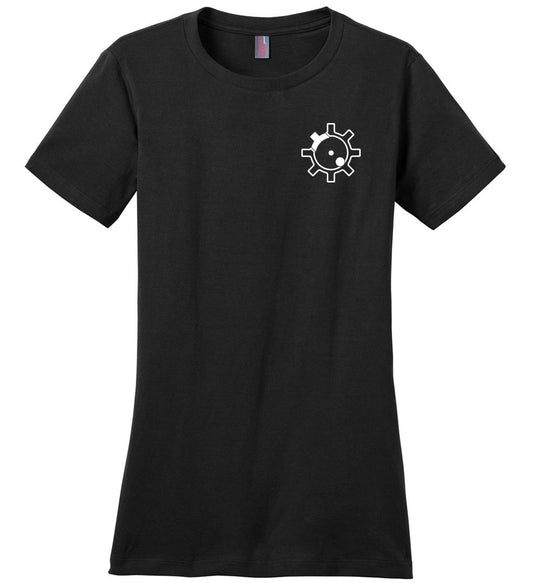 AR-15 Bolt Face - Women's Pro Gun T Shirts - Black