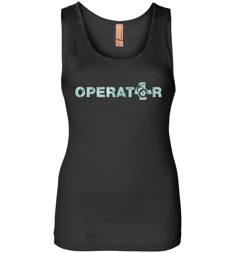 AK-47 Bolt Face Operator - Women's Pro Gun Tank Top - Black