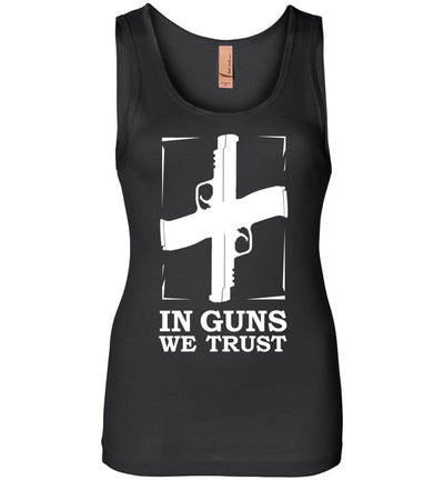 In Guns We Trust - Shooting Women's Tank Top - Black